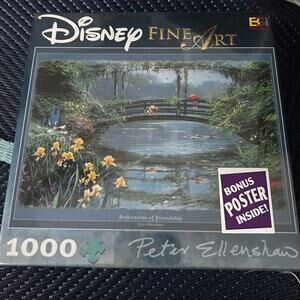 Peter Ellenshaw Disney Fine Art Reflections of Friendship 1000 Piece Puzzle NEW